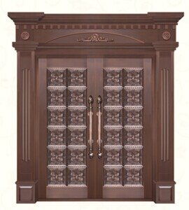 純銅別墅門 典雅與安全的完美結合——從新款設計到平陰風格解析