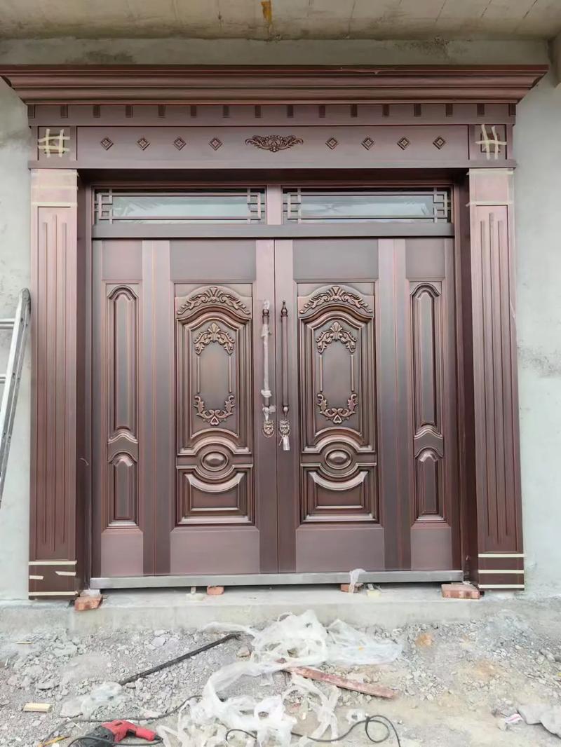 銅門銅工藝設計制作安裝 專業生產廠家與裝修效果圖實景案例