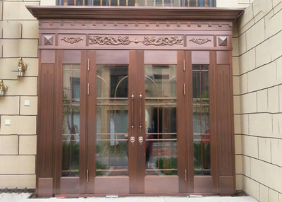 四開玻璃銅門的藝術與實用